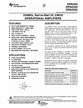 DataSheet OPA2354 pdf